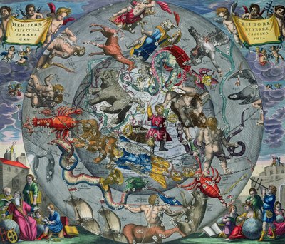 Map of the Constellations of the Northern Hemisphere, from 